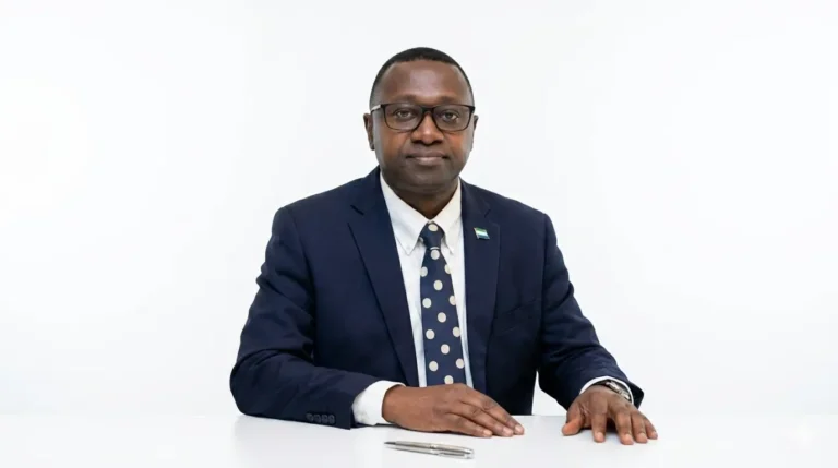 Sierra Leone's Finance Minister Sheku Ahmed Fantamadi Bangura