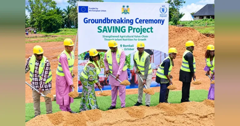 WFP breaks ground for infant food processing facility in Bombali 1200x630